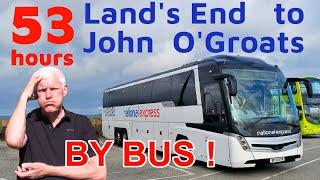 PHYSICALLY CHALLENGING! I would *NOT* recommend Lands End to John O'Groats by bus and coach!