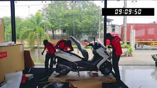 KYMCO DOWNTOWN Unboxing