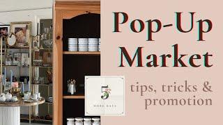 Hosting a Pop-Up Market | Instagram Promotion Plan | Handmade and Vintage Vendors | Tips & Tricks