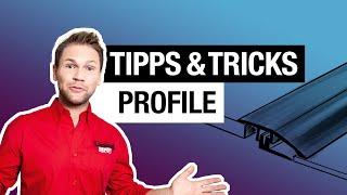 TIPPS & TRICKS - Profile: Übergangs- und Abschlussprofile für Laminat, Vinyl und Parkett