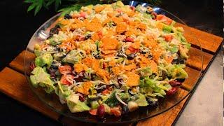 Mexcican Avocado Corn Salad Recipe I How to Make Vegetable Salad with Red Beans & Easy Dressing