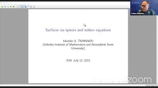 Iskander Taimanov: Surfaces via spinors and soliton equations