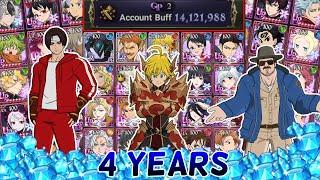 4 YEARS AND OVER 14MIL BOX CC ACCOUNT REVIEW!! - The Seven Deadly Sins Grand Cross