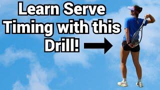 How to time the swing on the serve