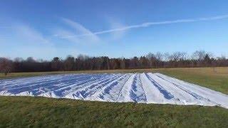 Moore Manor  Lavender covered for winter 2015