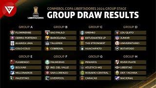  Draw Results Copa Libertadores 2024 Group Stage