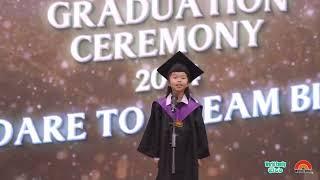 寰宇家庭 2024 年畢業典禮 【畢業生代表 - Katrina Chow (8歲)分享】| 迪士尼美語世界
