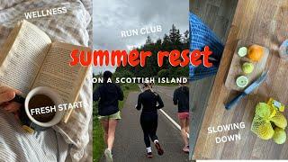 RESET with me for a new month on a Scottish Island