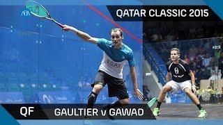 Squash: Qatar Classic 2015 - Men's QF Highlights: Gaultier v Gawad