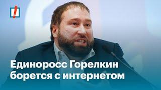 Единоросс Горелкин борется с интернетом