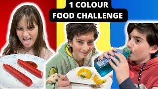 6 KIDS 1 COLOUR FOOD CHALLENGE