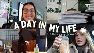 DAY IN THE LIFE OF A MIDDLE SCHOOL TEACHER | HEALTHY HABITS | ROUTINE | CHAOS