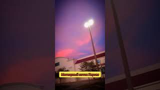 Метеорный поток Персея - линия в небе