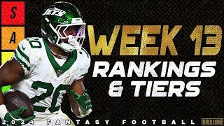 Week 13 Running Back Rankings - 2024 Fantasy Football