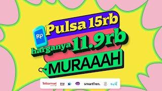 Di aplikasi GoPay selalu ada pulsa MURAAAH