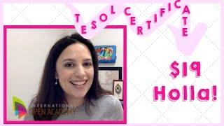 TESOL Certification Online Cheap