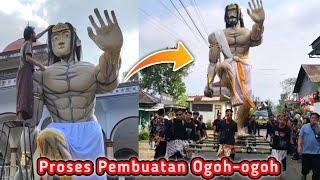 proses pembuatan ogoh-ogoh "Aji Saka dan Kereta Uap jadul" | Karnaval "Getas Suro D'Carnival 2024