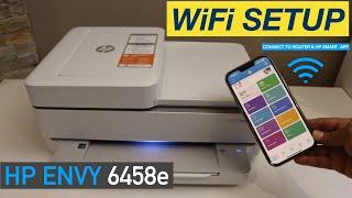 HP Envy 6458e WiFi Setup