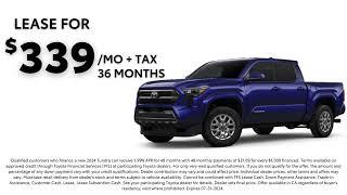 Lease the Tacoma SR5 at North Bakersfield Toyota