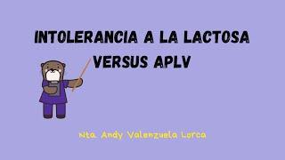 Intolerancia a la lactosa vs APLV - #NutricionistaAAM