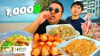 ฿1000 BEST Street Food Pattaya on The BEACH One Day Trip