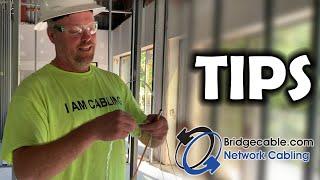 Quick Basic Time Saving Network Data Cabling Tips From Mark | BridgeCable.com