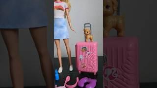 Barbie Doll travel set ! #dolls #toys #barbiedoll #barbiegirl #travelset