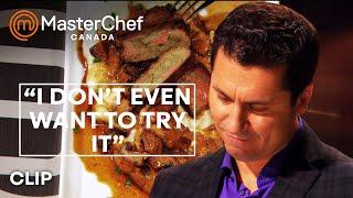 Claudio Aprile Refuses to Eat This! | MasterChef Canada | MasterChef World