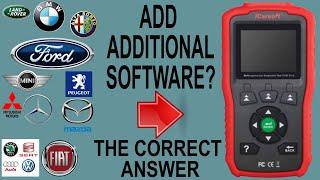 Can I Add additional Manufacturer Software To iCarsoft Code Reader? CORRECT ANSWER