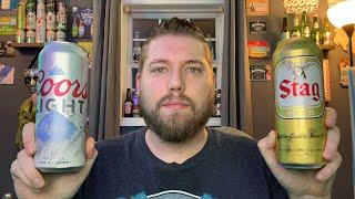 Coors Light VS Stag Blind BEER BATTLE!