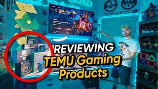 Building A Gaming Setup on a BUDGET? - TEMU Gaming Products REVIEW