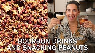 Holiday Drinks & Snacks: Sweet & Sour Peanuts, Whiskey Sour, & Carla's Revamped Espresso Martini