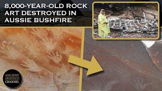 Australian Bushfire Destroys 8,000-Year-Old Aboriginal Rock Art | Ancient Architects