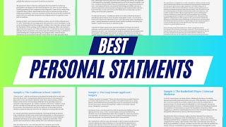 Residency Personal Statement Examples 2024 | Samples of Excellent Personal Statement