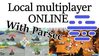 Play Local Multiplayer Games online with Parsec!