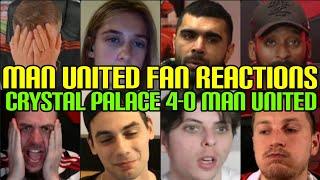 ANGRY  MAN UNITED FANS REACTION TO CRYSTAL PALACE 4-0 MAN UNITED | FANS CHANNEL