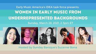 Women in Early Music from Underrepresented Backgrounds