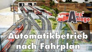 H0 Modellbahn - Realistischer Zugbetrieb nach Fahrplan mit Traincontroller Gold