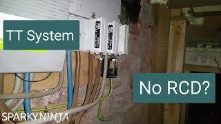 Inspecting a TT system with no main RCD