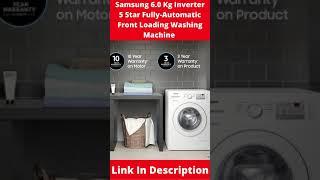 Samsung 6 0 Kg Inverter 5 Star Fully Automatic Front Loading Washing Machine #shorts