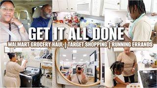 GET IT ALL DONE | WALMART GROCERY HAUL | TARGET SHOPPING | RUNNING ERRANDS WITH MY HUSBAND | VLOG