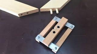 Making a Self-centering Doweling Jig  / Kavela Çakma Kılavuzu