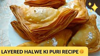 Halwe ki Puri Recipe | How to Make Layered Halwe ki Puri in 5 Easy Steps