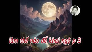 Pháp thoại làm thế nào để khai ngộ  p3- CHINGHAI