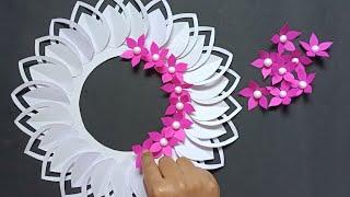 Paper Flower Wall Hanging || Home Decor ideas || DIY Craft ideas || Wall decoration ideas