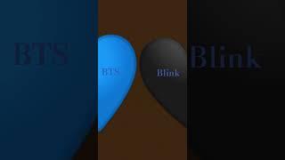 You sport BTS so comment Blue heart and you sport blink so comment red heart