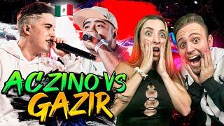 ESPAÑOLES REACCIONAN al ACZINO vs GAZIR! | BATALLÓN!