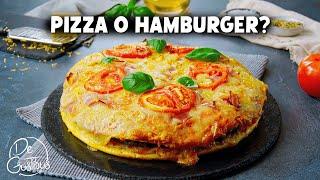 Una ricetta facile con 2 pizze surgelate: questo hamburger gourmet al gusto pizza merita un premio!