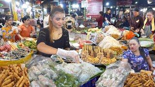 Cambodia Food Vlog In Phnom Penh City - Snacks, Lunch, & Market Food