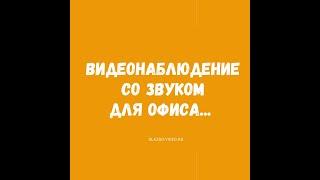  ВИДЕОНАБЛЮДЕНИЕ со ЗВУКОМ ДЛЯ Офиса. Как поставить камеры со звуком? Что лучше купить?